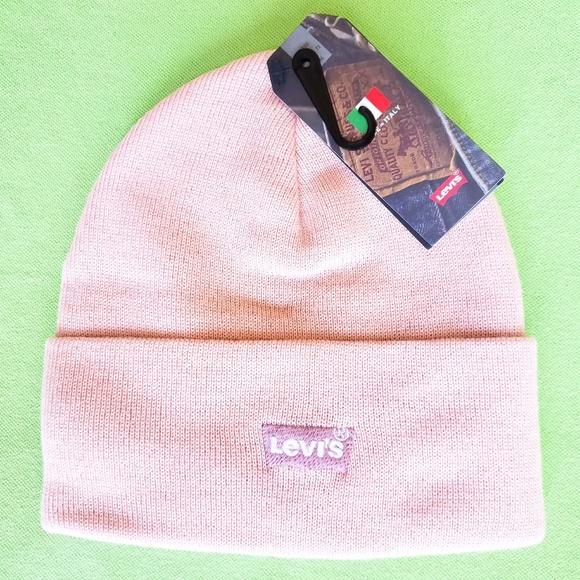 LEVI'S SLOUCHY BEANIE: PINK - Picture 1 of 4